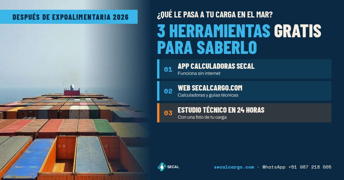 Tres herramientas gratuitas de SECAL: app Calculadoras SECAL, web secalcargo.com y estudio técnico de carga en 24 horas